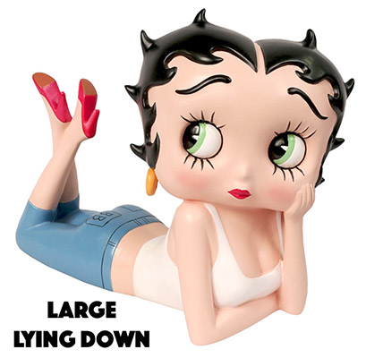 Betty Boop Lying Down Sunny Day large - Click Image to Close